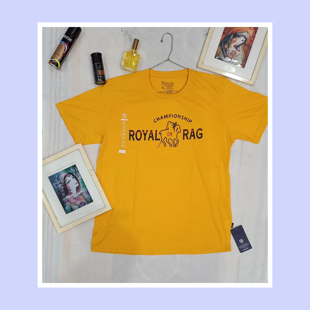 Champion-Ship Yellow Royal Rag T-Shirt - FitX Outfits